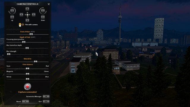 EXTENDED RANGE CAMERA IN PHOTO STUDIO – Parts mod for Euro Truck Simulator 2