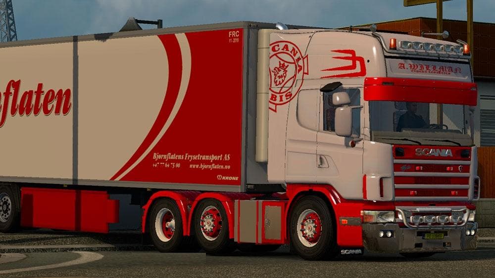 STAINLESS BUMPER ADDON FOR PUNISHER SCANIA 4 SERIES – Parts mod for Euro Truck Simulator 2