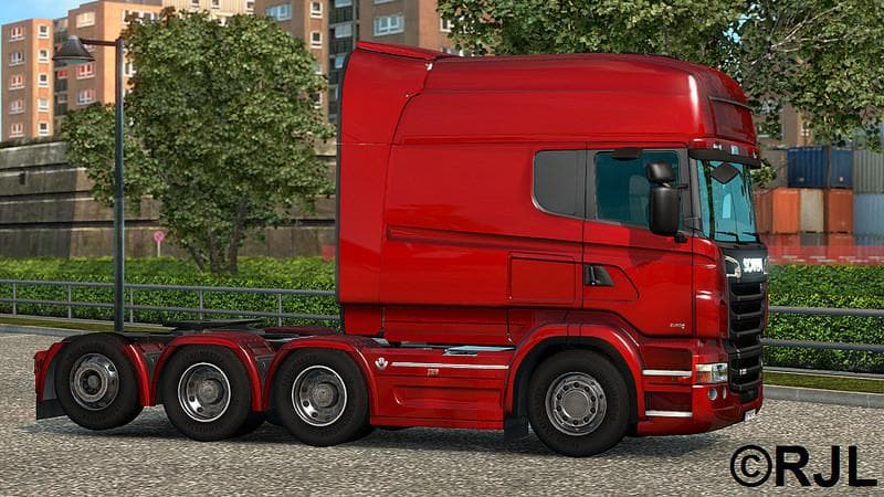 SCANIA R & STREAMLINE MODIFICATIONS V1.5 – Parts mod for Euro Truck Simulator 2