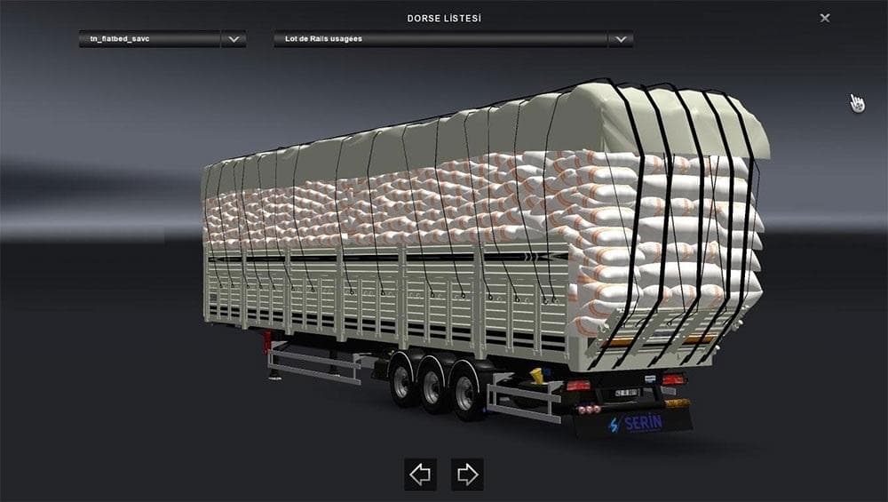 SERIN TRAILER V2 FIX – Trailers mod for Euro Truck Simulator 2