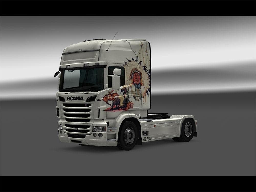 WARRIOR RJL PAINTJOB – Skins mod for Euro Truck Simulator 2