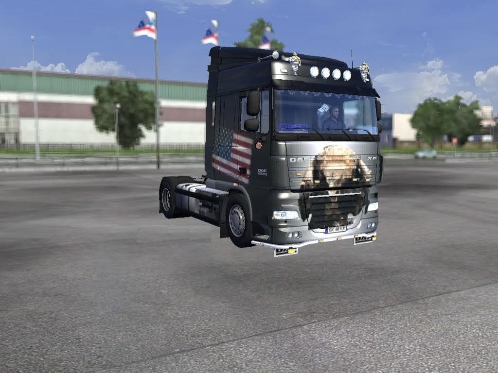 EAGLE & FLAG DAF XF 105 50K 1.22.X – Skins mod for Euro Truck Simulator 2
