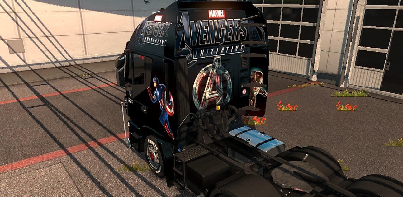 AVENGERS 2015 IVECO HI-WAY SKIN 1.22 – Skins mod for Euro Truck Simulator 2