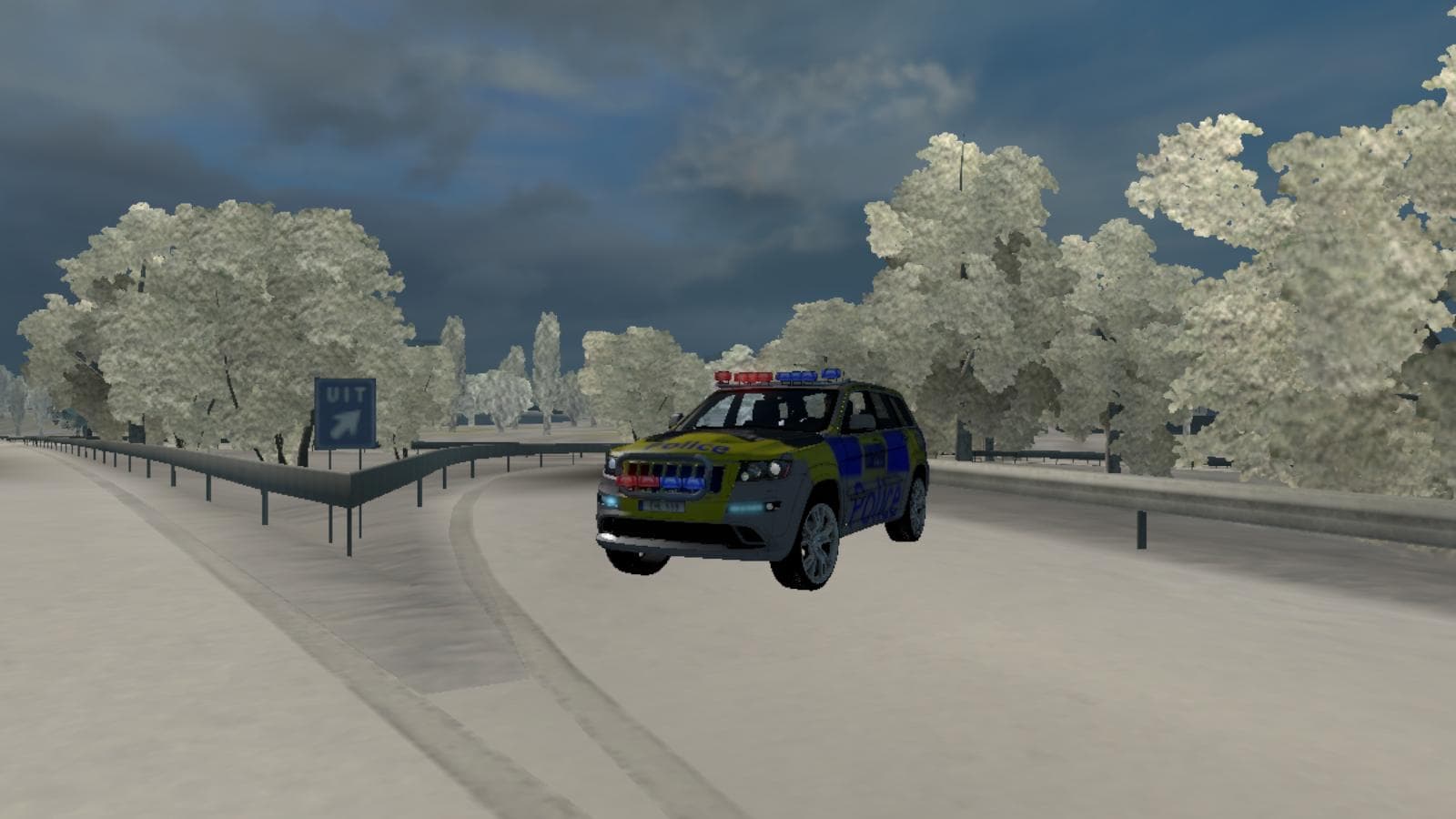 POLICE JEEP (UK) 1.22.X – Skins mod for Euro Truck Simulator 2
