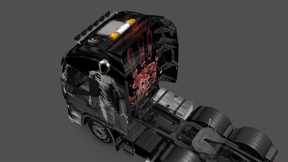BLOOD SKIN FOR IVECO HI-WAY VAMPIR – Skins mod for Euro Truck Simulator 2