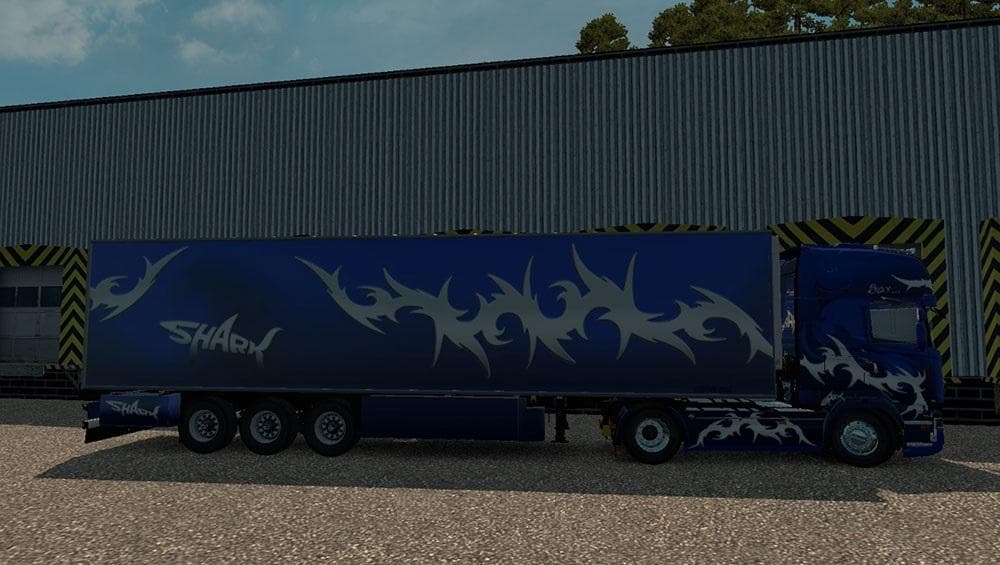 SHARK TRAILER 1.22.X – Trailers mod for Euro Truck Simulator 2