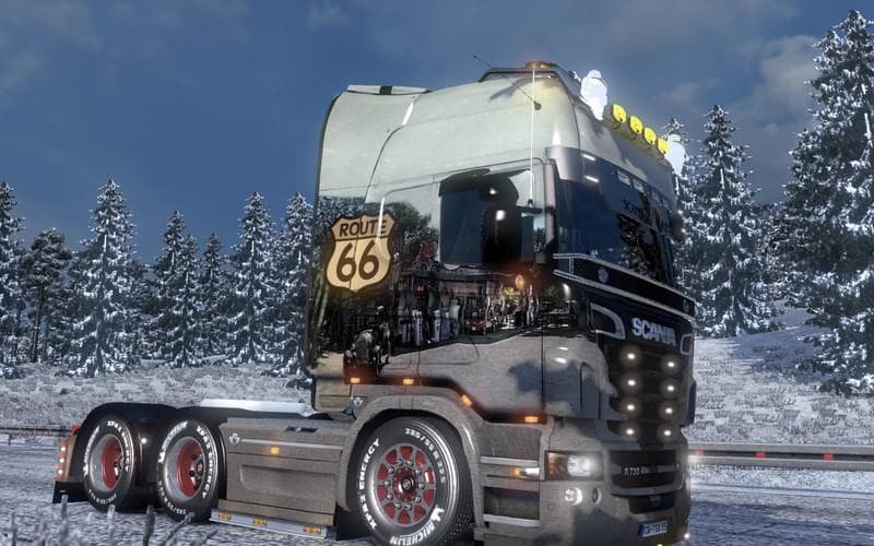 ROUTE 66 SKIN V1.0 – Skins mod for Euro Truck Simulator 2