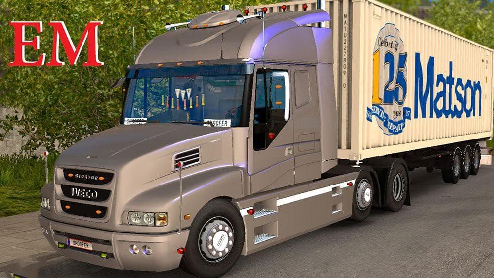 IVECO STRATOR AND VOLVO FH 2013 TUNING - ETS2 mods download – parts screenshot 2
