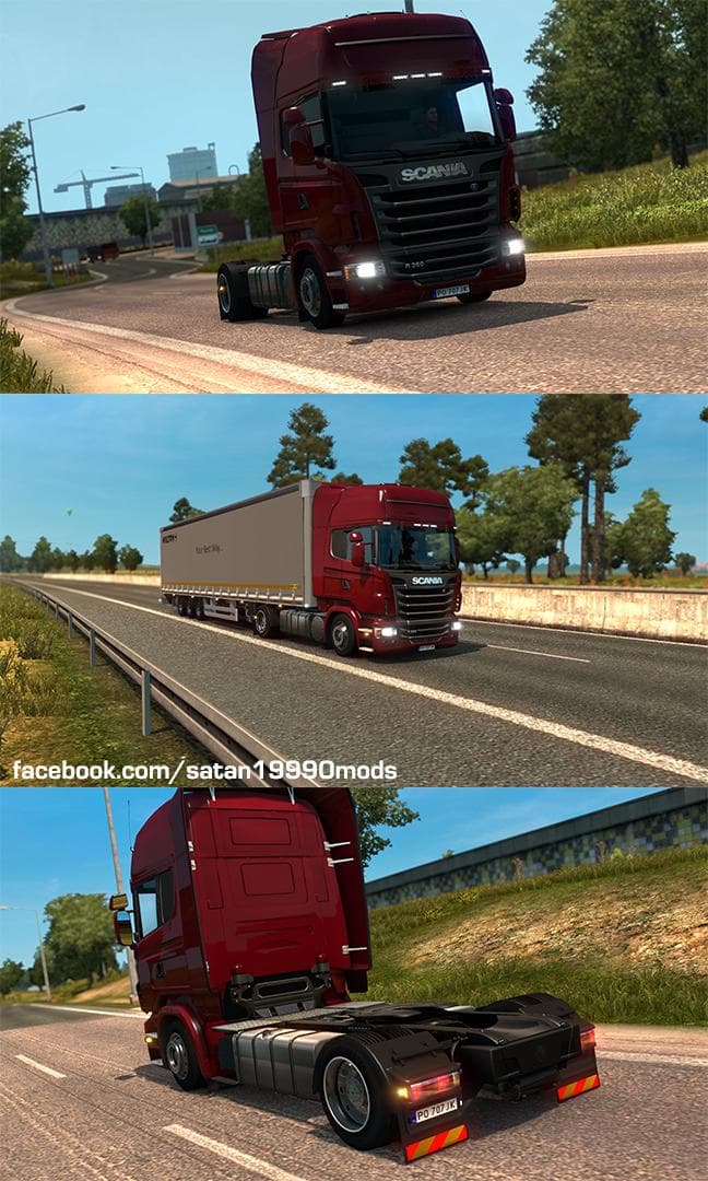 SCANIA R LOW DECK V1.0 – Parts mod for Euro Truck Simulator 2