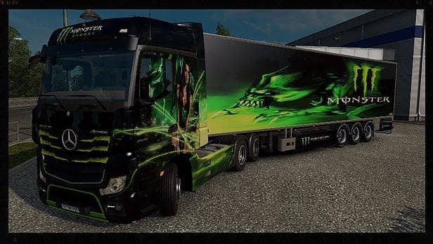 MONSTER COMBO PACK 1.22.X – Trucks mod for Euro Truck Simulator 2