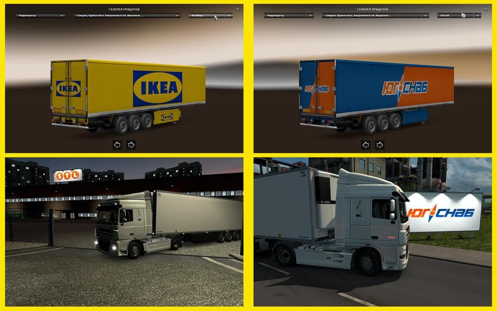 NEW COMPANIES & TRAILERS FOR RUSMAP 1.22 – Trailers mod for Euro Truck Simulator 2