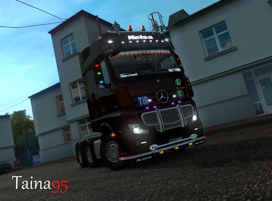 MERCEDES ACTROS MP4 V1.9 – Parts mod for Euro Truck Simulator 2
