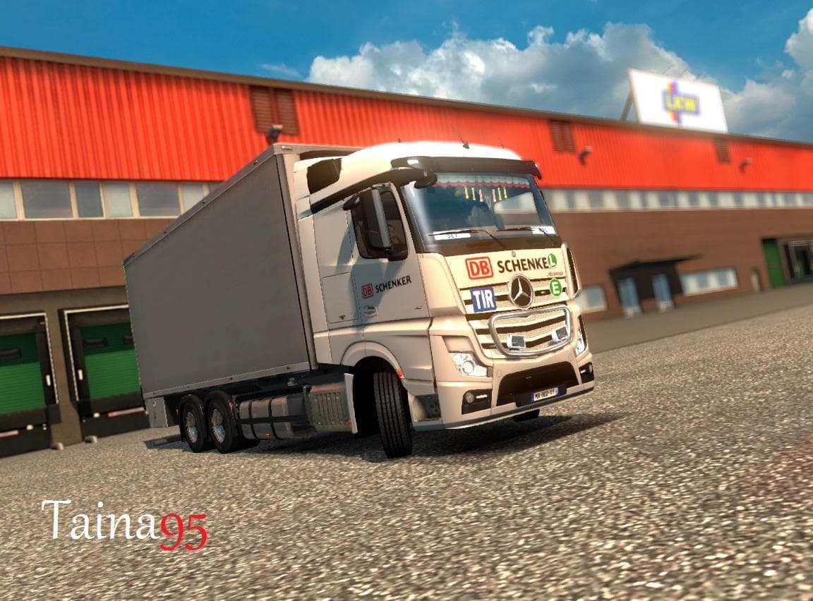 MERCEDES ACTROS MP4 V1.9 - ETS2 mods download – parts screenshot 2