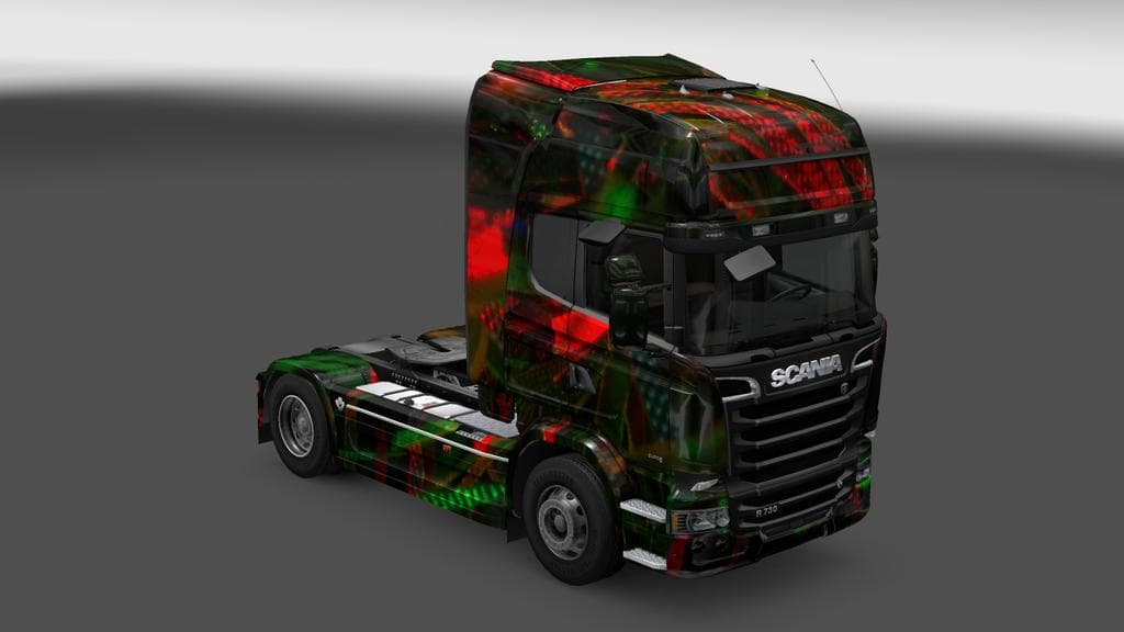 SCANIA STREAMLINE NEW YEAR SKIN 1.22 – Skins mod for Euro Truck Simulator 2