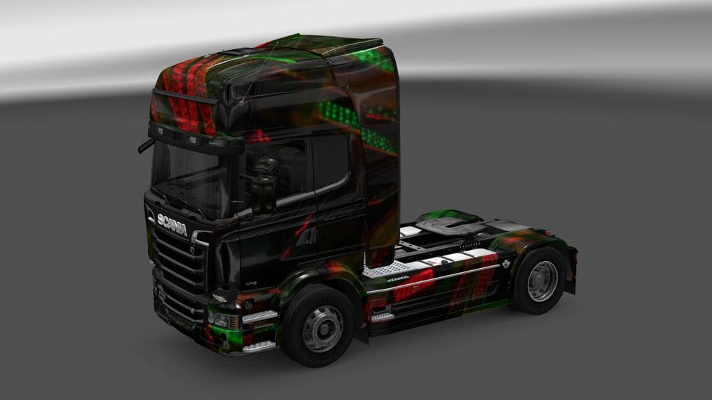 SCANIA STREAMLINE NEW YEAR SKIN 1.22 - ETS2 mods download – skins screenshot 2