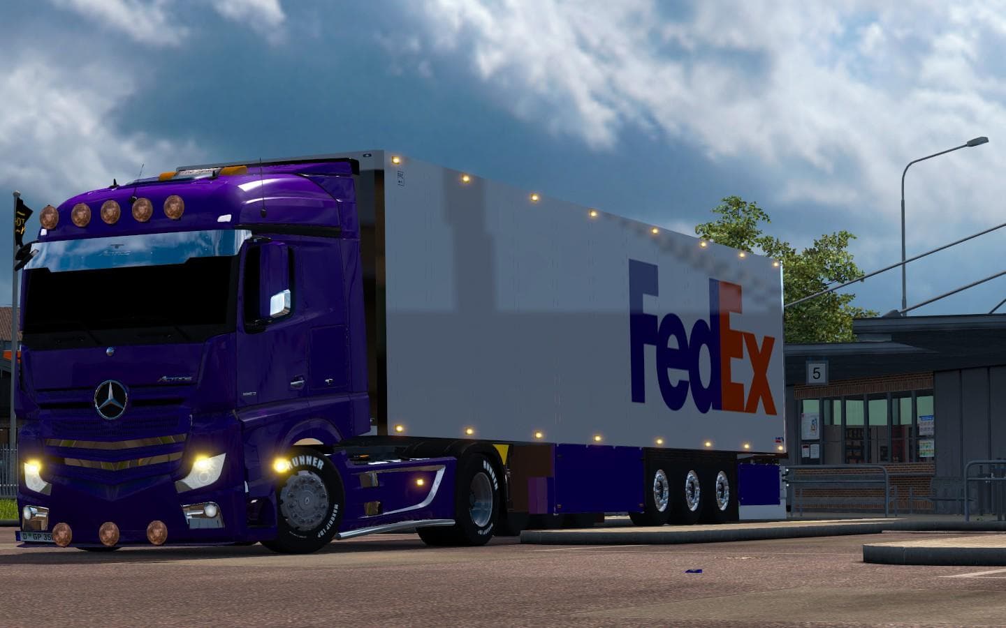 FEDEX ALL VERSION – Trailers mod for Euro Truck Simulator 2