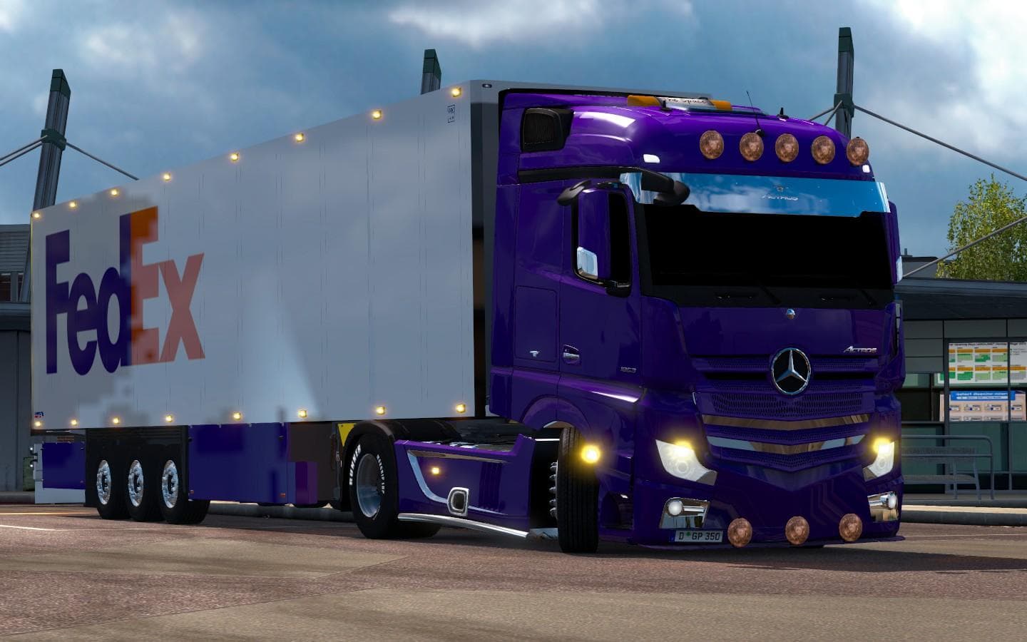 FEDEX ALL VERSION - ETS2 mods download – trailers screenshot 2