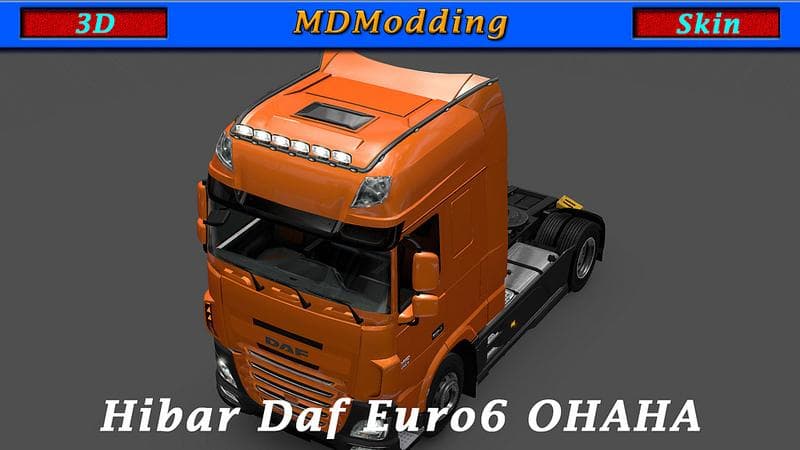 ROOFGRILL DAF EURO6 1.22 – Parts mod for Euro Truck Simulator 2