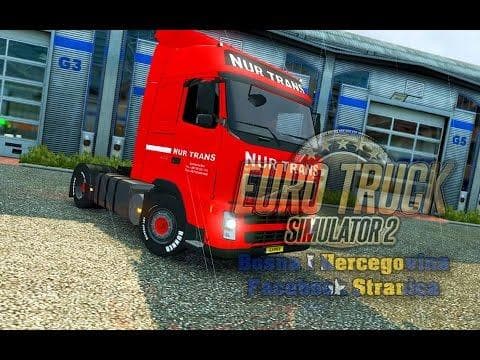 VOLVO FH12 NUR TRANS RED SKIN - ETS2 mods download – skins screenshot 2