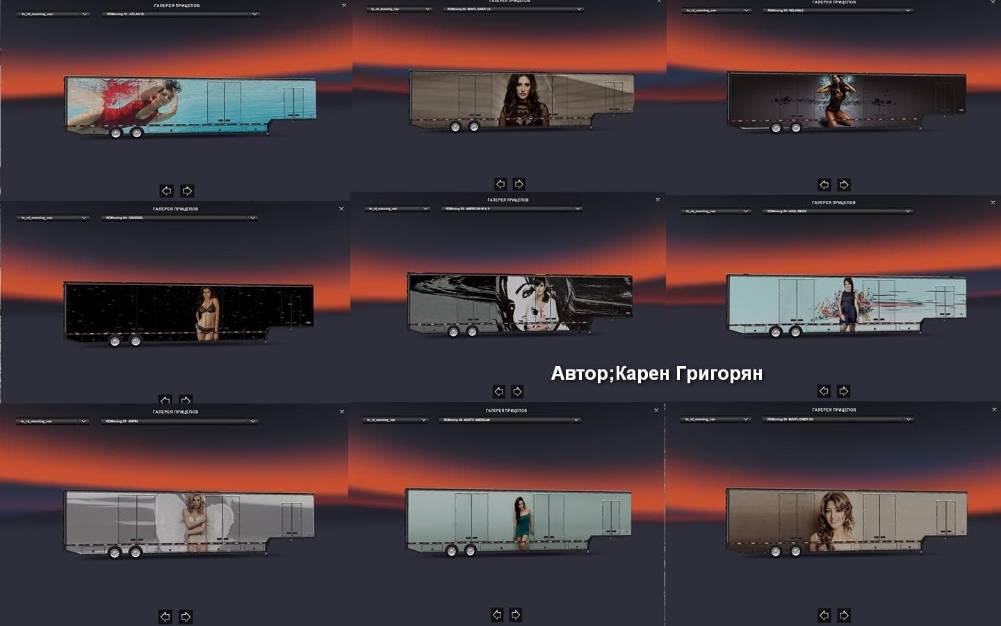 GIRLS TRAILERS PACK 1.22 – Trailers mod for Euro Truck Simulator 2