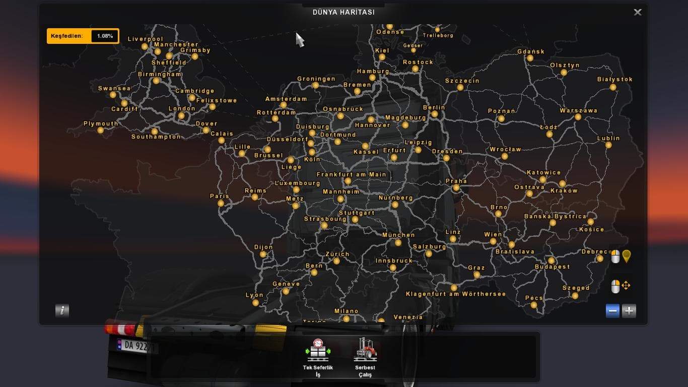 1.21.X READY SAVE – Maps mod for Euro Truck Simulator 2