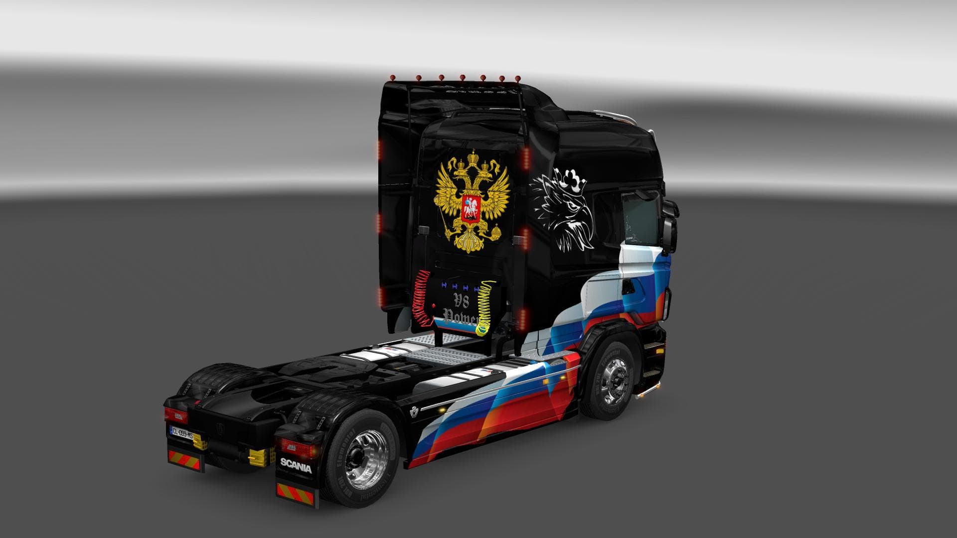 SCANIA RJL RUSSIA FLAG SKIN 1.22 – Skins mod for Euro Truck Simulator 2