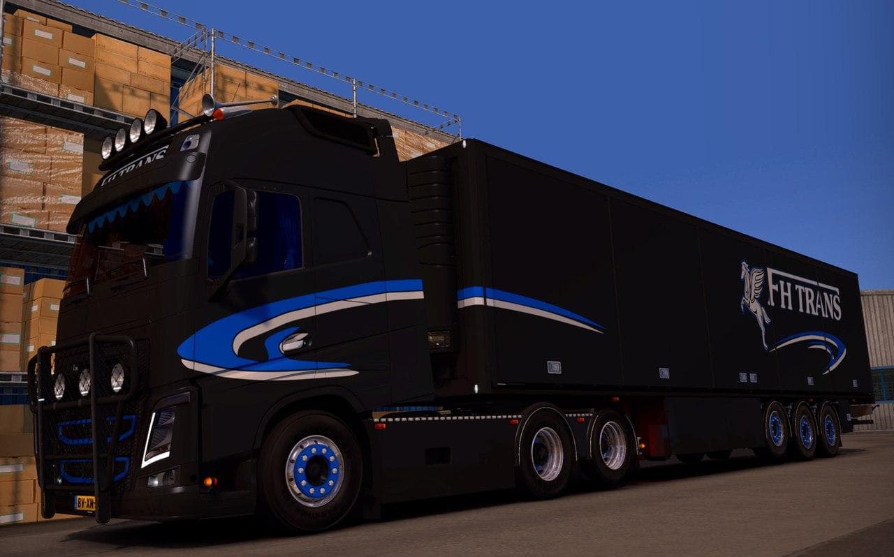 FH TRANS TRAILER 1.22 – Trailers mod for Euro Truck Simulator 2