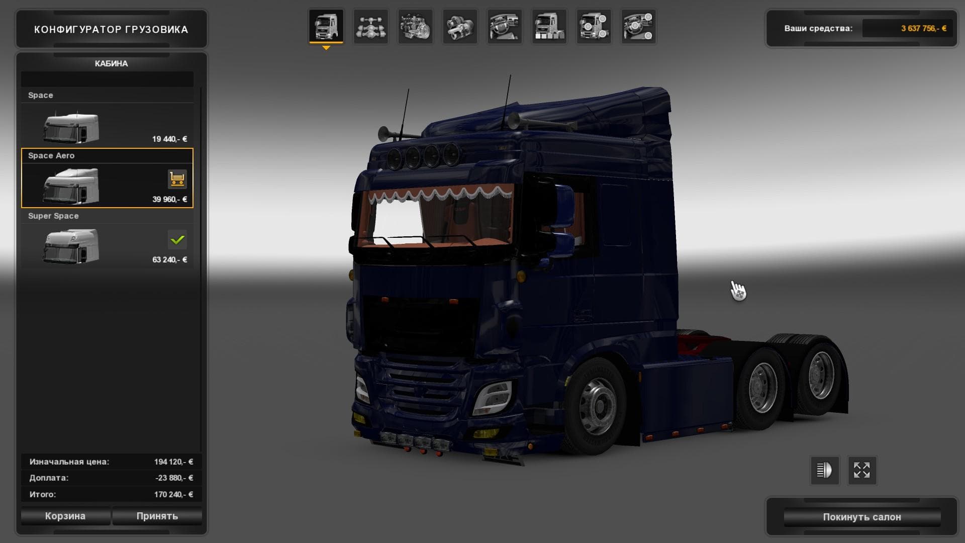 DAF XF EURO 6 HOLLAND 1.22 – Skins mod for Euro Truck Simulator 2