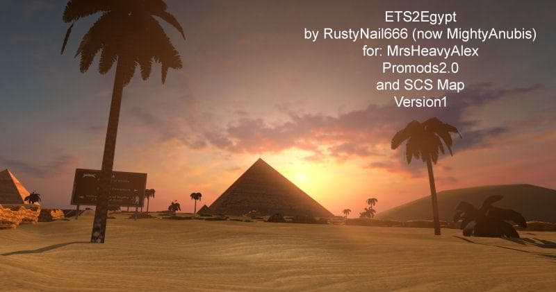 EGYPT ADDON FOR SCS MAP PROMODS V2.0 AND HEAVYALEX – Maps mod for Euro Truck Simulator 2