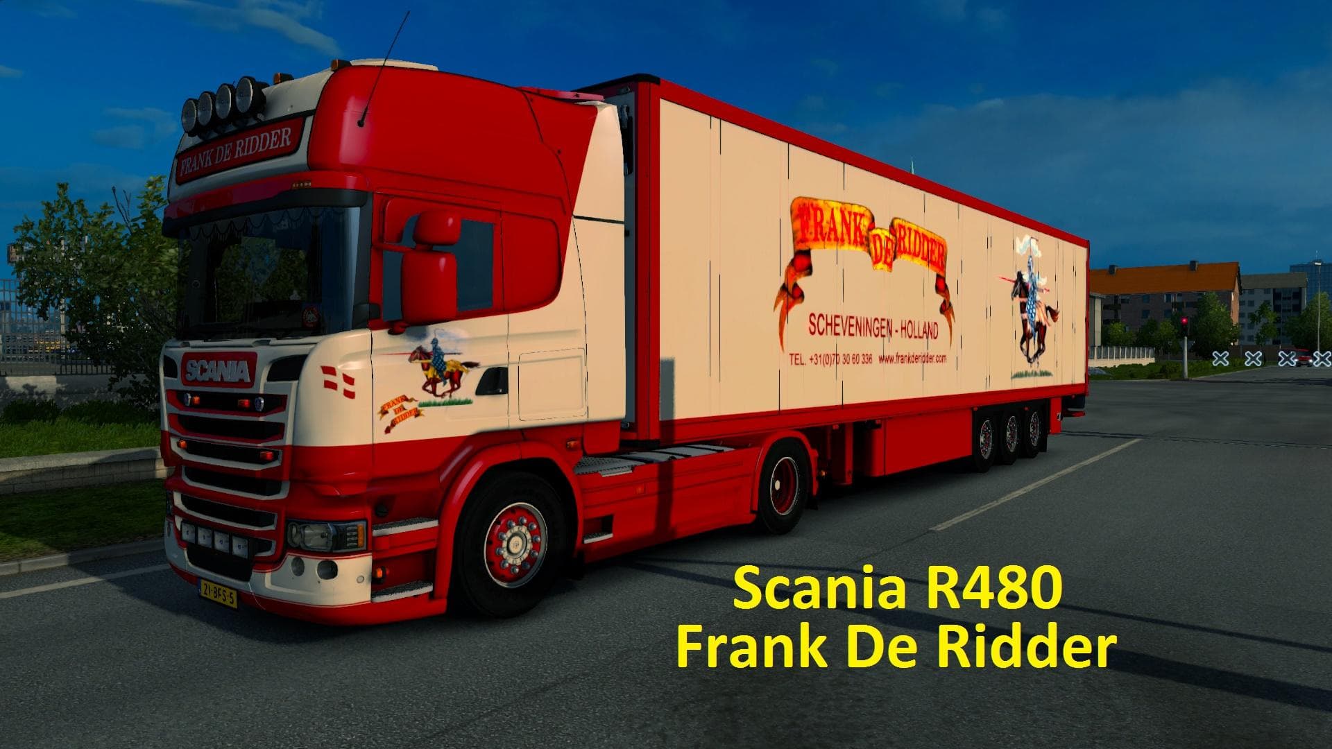 SCANIA R480 FRANK DE RIDDER COMBO 1.22 – Skins mod for Euro Truck Simulator 2