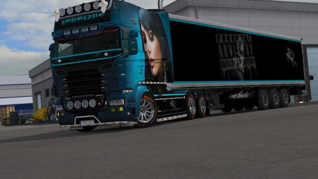 BEAUTIFUL GIRL COMBO PACK 1.22 – Skins mod for Euro Truck Simulator 2