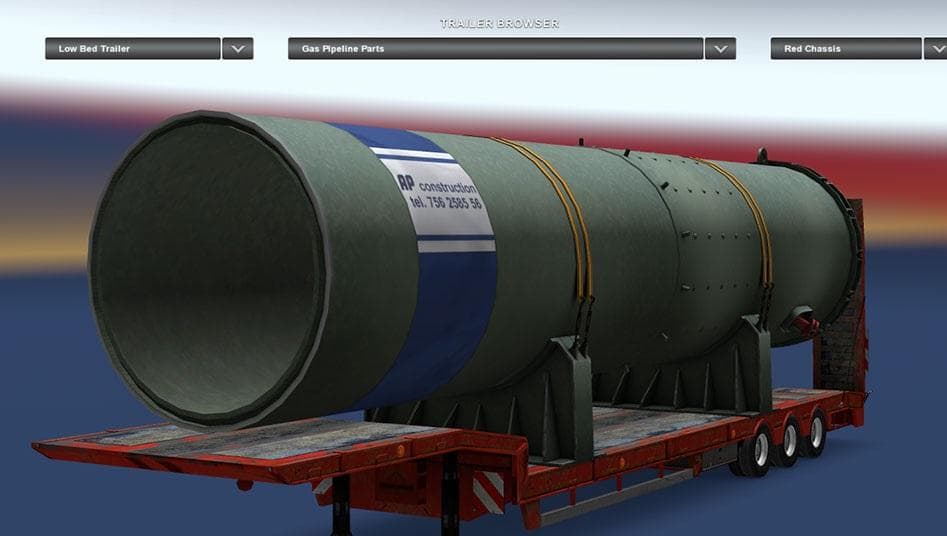 ONLY OVERWEIGHT TRAILER 1.22.X – Trailers mod for Euro Truck Simulator 2