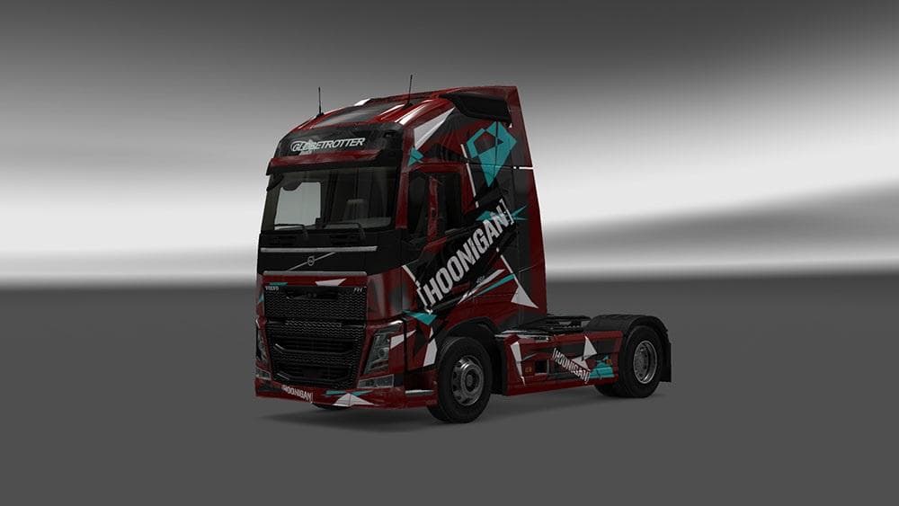VOLVO FH 2012 HOONIGAN SKIN – Skins mod for Euro Truck Simulator 2