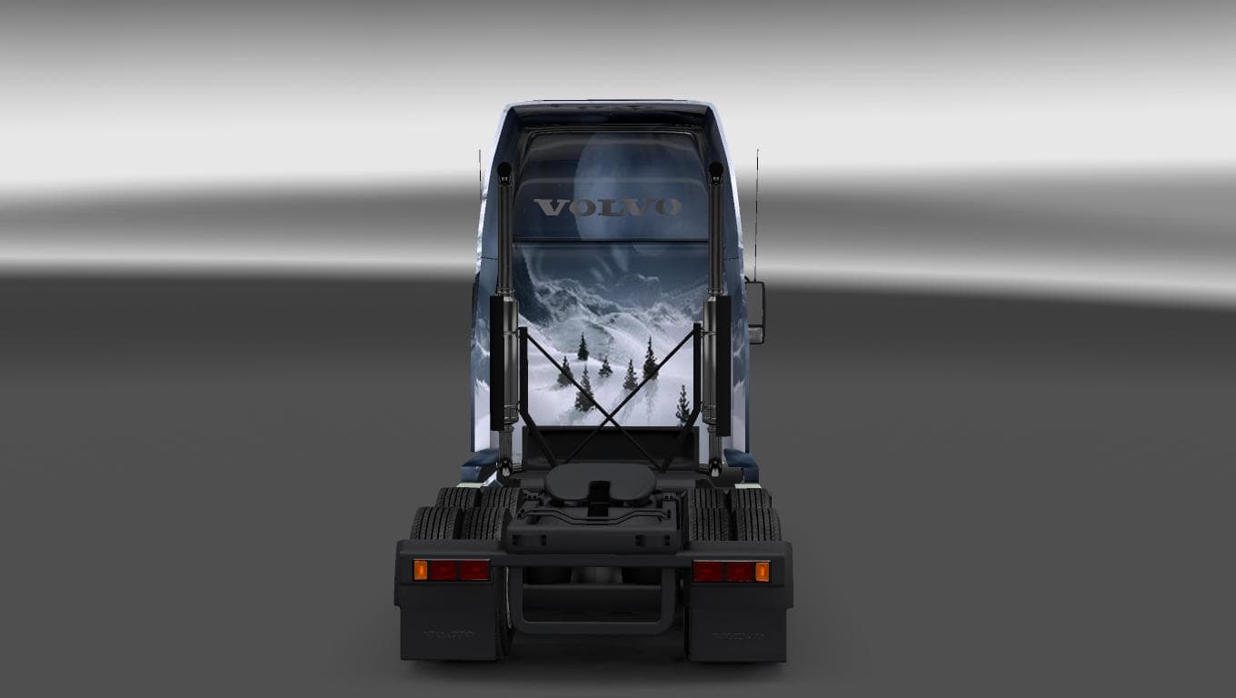 VOLVO VNL 670 SNOW MONTAIN SKIN 1.22 - ETS2 mods download – skins screenshot 2
