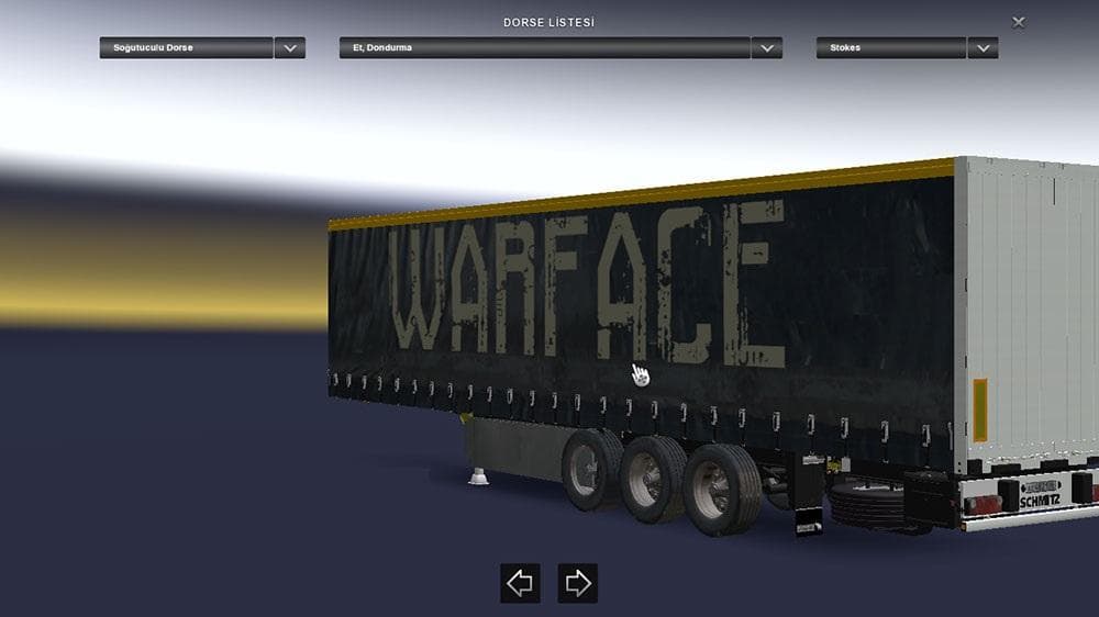WARFACE TRAILER 1.22.X - ETS2 mods download – skins screenshot 2