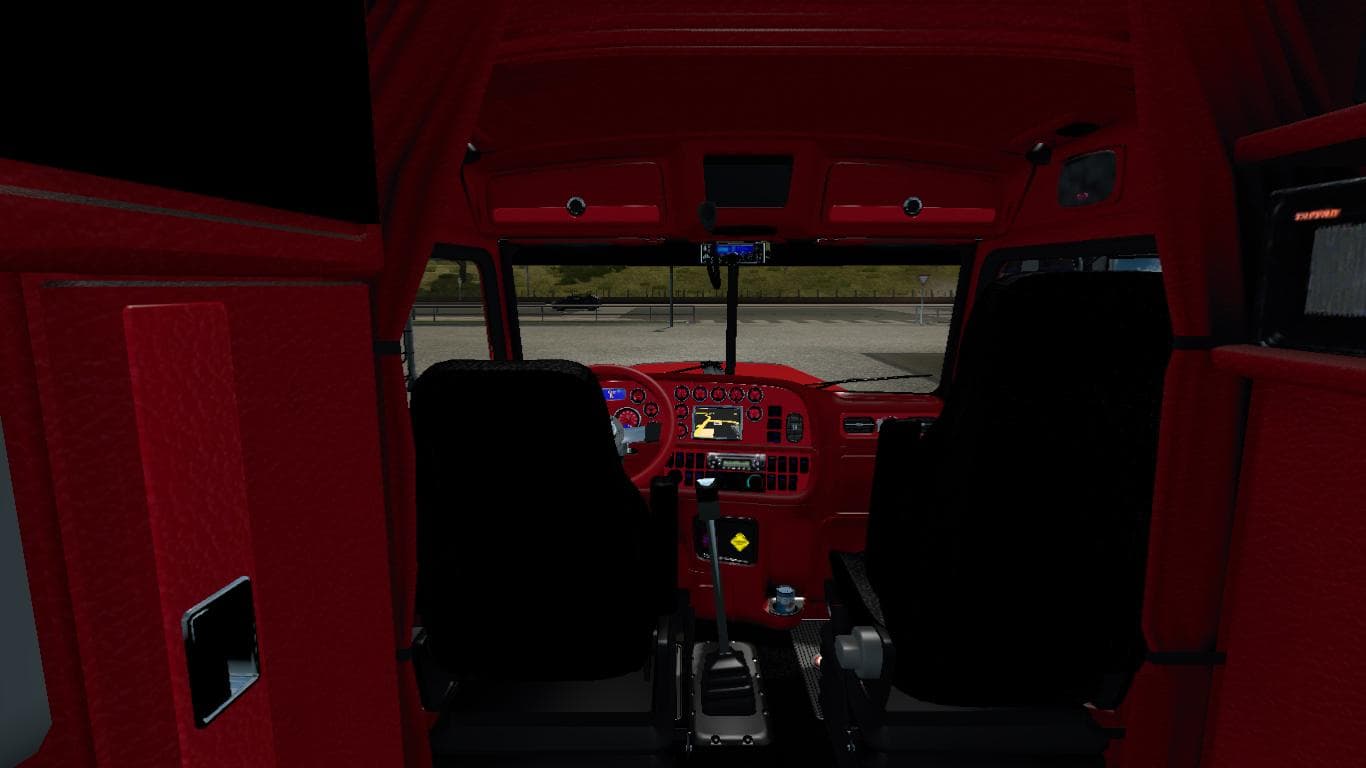 PETERBILT 389 RED INTERIOR 1.22 - ETS2 mods download – other screenshot 2