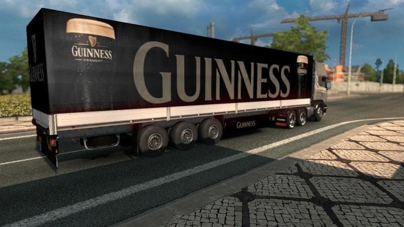 GUINNESS TRAILER V1.27 BETA - ETS2 mods download – trailers screenshot 2