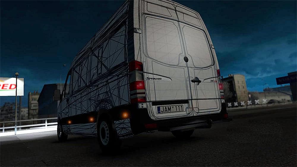 MERCEDES-BENZ SPRINTER 1.22.X – Trucks mod for Euro Truck Simulator 2