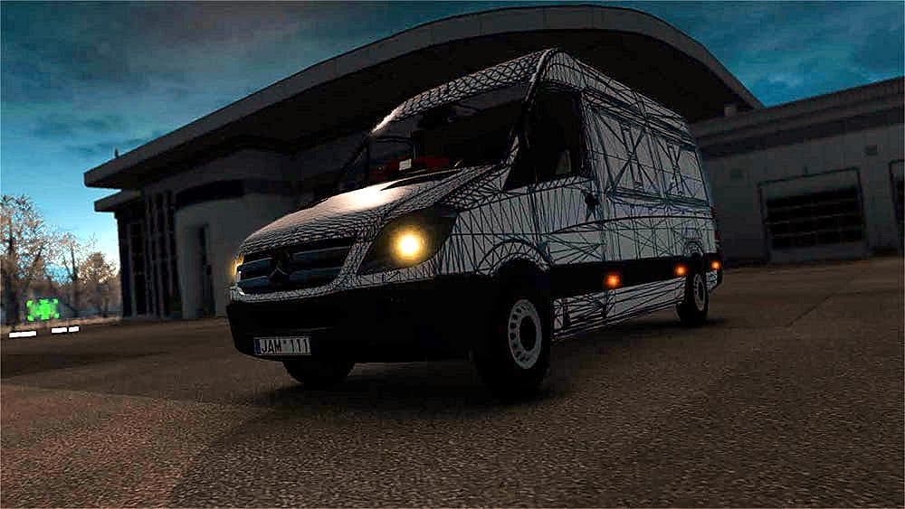 MERCEDES-BENZ SPRINTER 1.22.X - ETS2 mods download – trucks screenshot 2