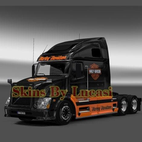 VOLVO 670 HARLEY DAVIDSON SKIN – Skins mod for Euro Truck Simulator 2