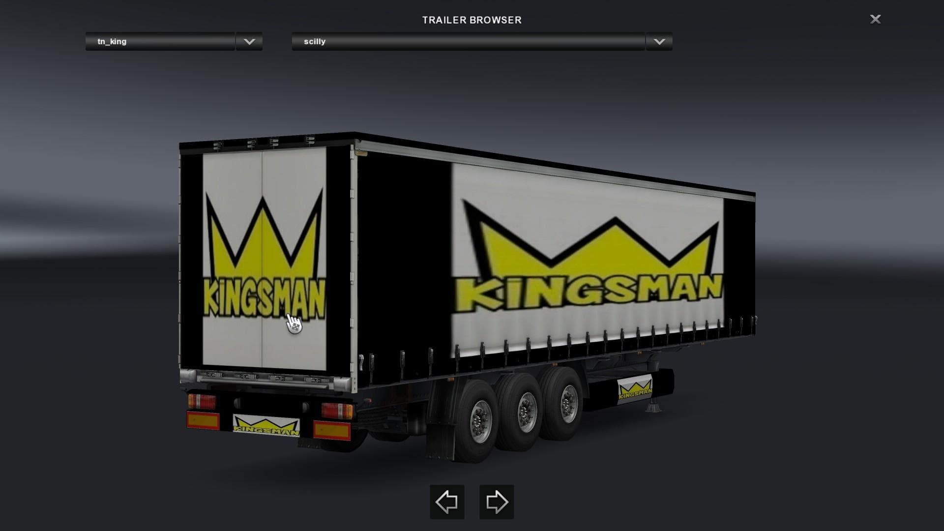 KINGSMAN 1.22.X – Trailers mod for Euro Truck Simulator 2