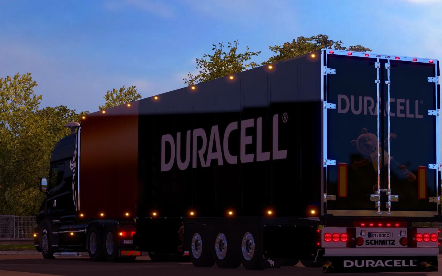 DURACELL TRAILER 1.22.X – Skins mod for Euro Truck Simulator 2