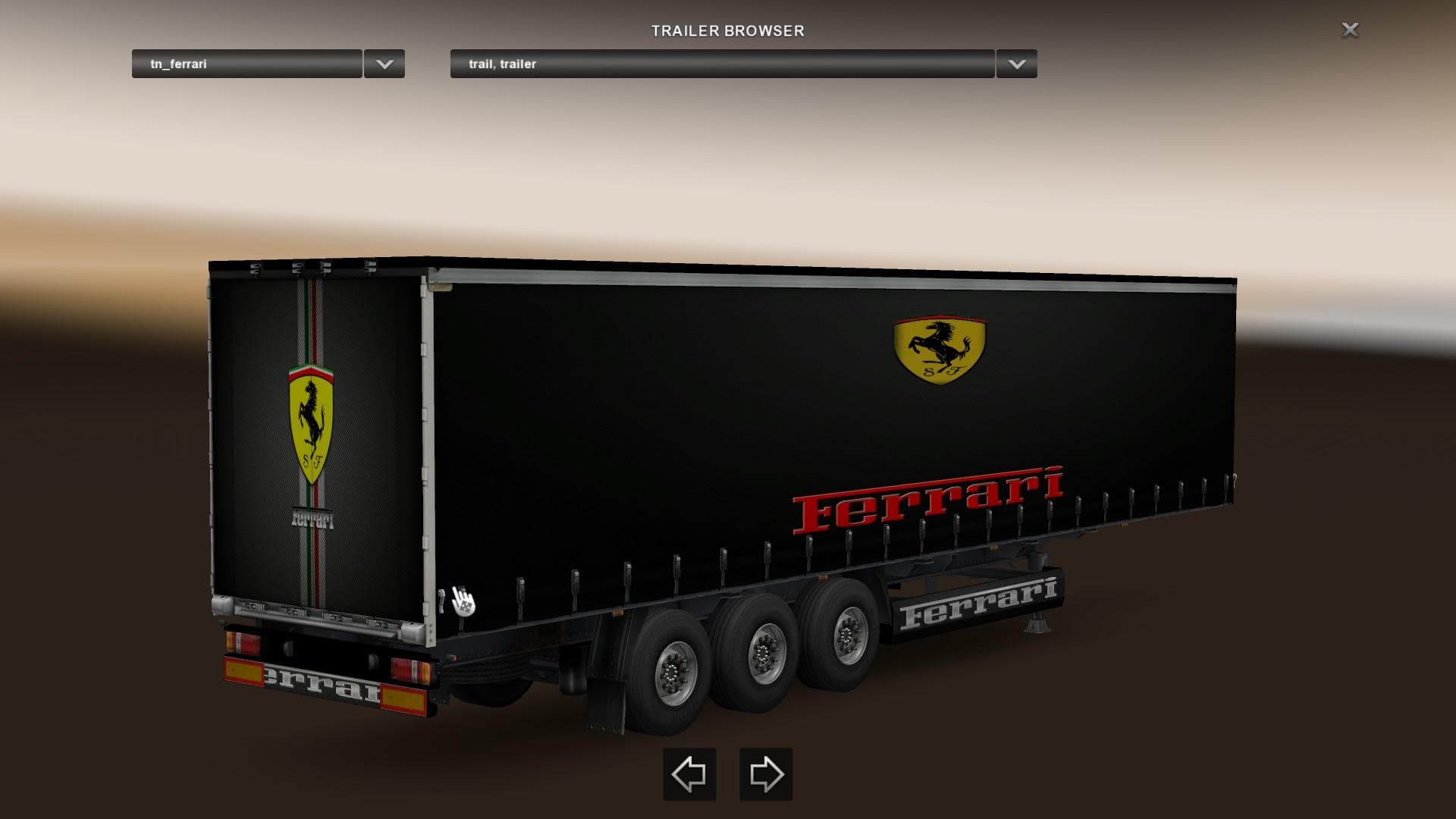 F1 TRAILERS 1.22 - ETS2 mods download – trailers screenshot 2