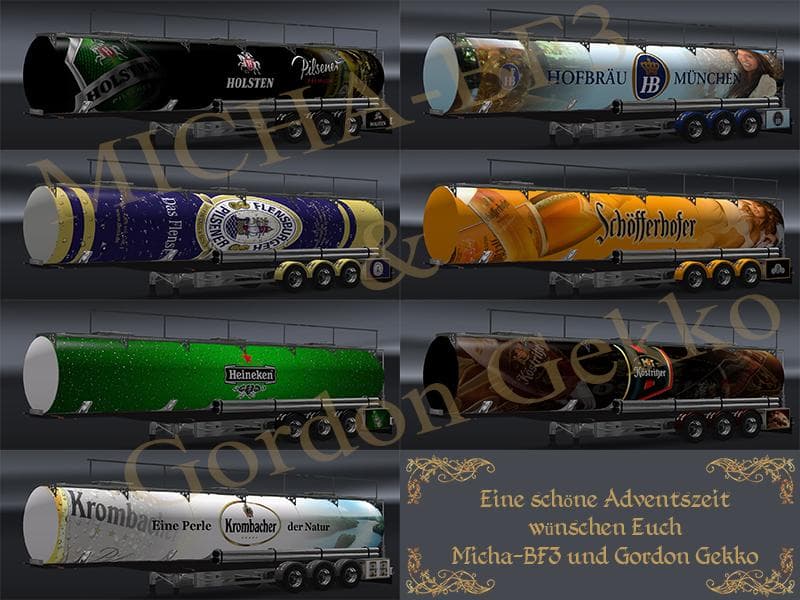 BEER TRAILER V BY MICHA-BF3 – Trailers mod for Euro Truck Simulator 2