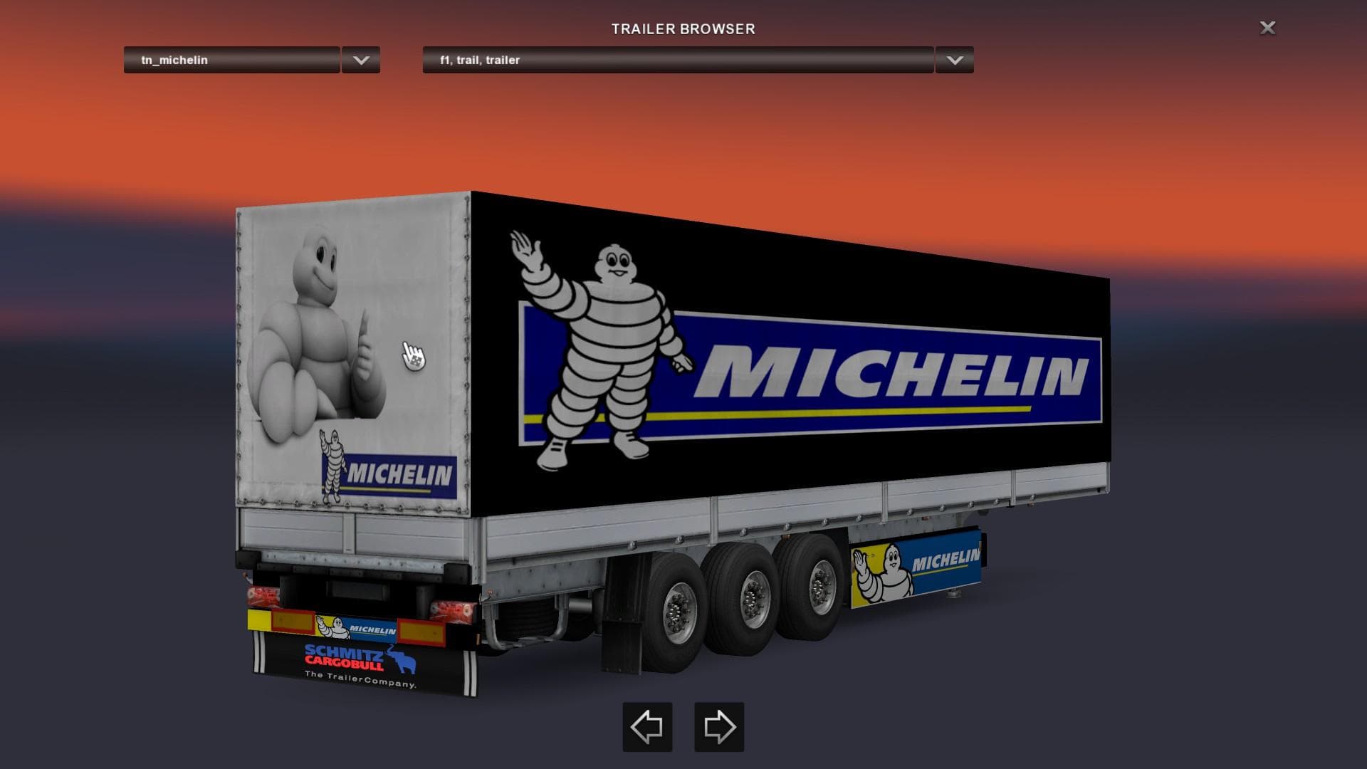 MICHELIN MAN TRAILER 1.22 – Trailers mod for Euro Truck Simulator 2