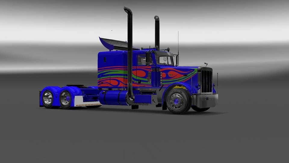 PETERBILT 389 MAKING WAVES SKIN 1.22 – Skins mod for Euro Truck Simulator 2