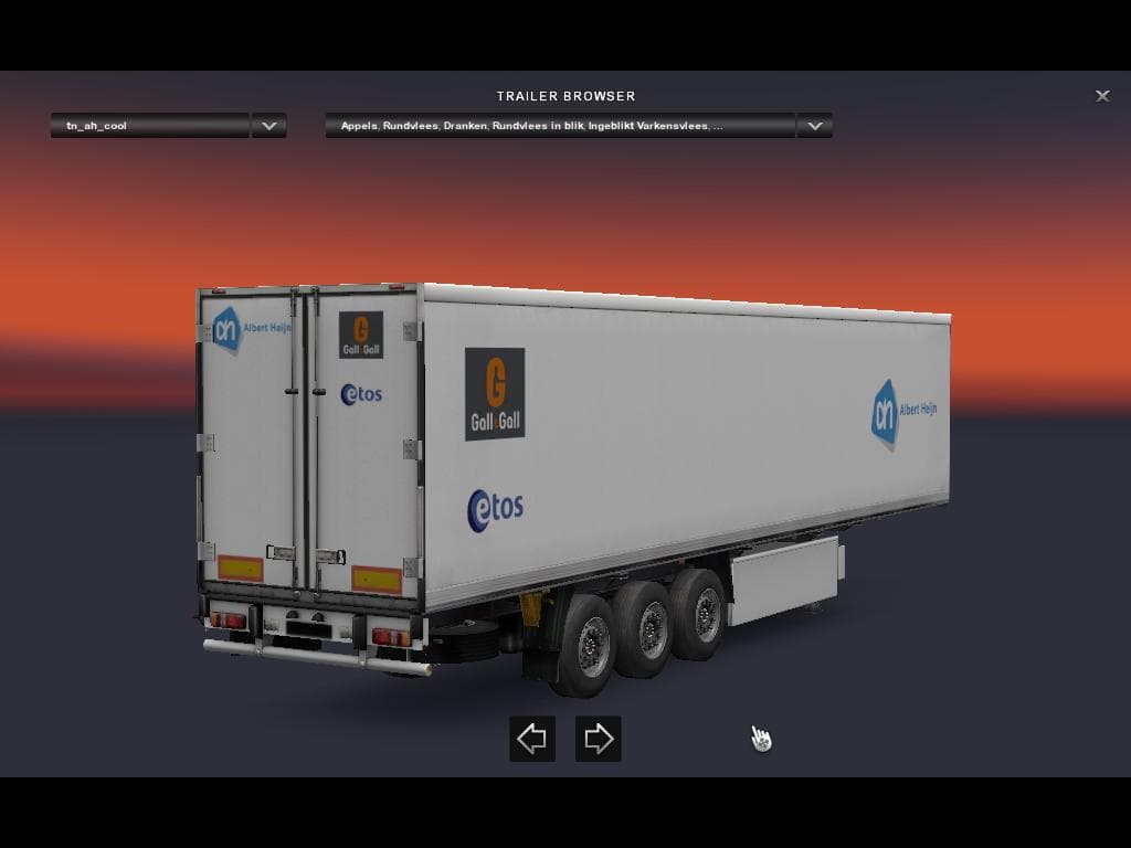 DUTCH SUPEMARKETS TRAILERPACK 1.22.X - ETS2 mods download – trailers screenshot 2