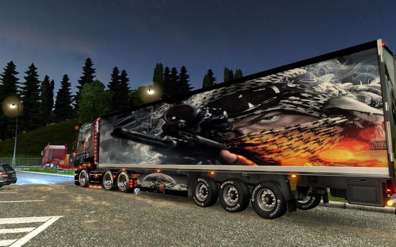 BATTLEFIELD SKIN PACK V1.0 - ETS2 mods download – skins screenshot 2