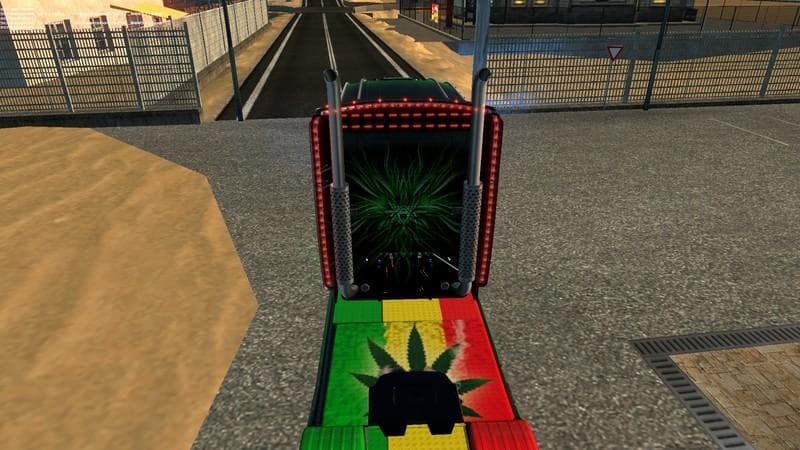 SCANIA RJL CANNABIS SKIN 1.22.X - ETS2 mods download – skins screenshot 2