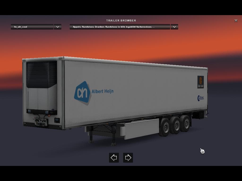 DUTCH SUPERMARKETS V1.2 – Trailers mod for Euro Truck Simulator 2
